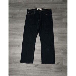 VTG Y2K Levi's 514 Jeans 36x30 Mens Slim Straight Dark Wash Denim Workwear